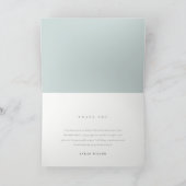 Onze zonnige blauwe zonneschijn elke dag van de zo bedankkaart (Binnen)