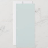 Onze zonnige blauwe zonneschijn elke dag van de zo kaart (Achterkant)