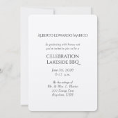 Onze zoon studeert metaalpapier kaart (Achterkant)