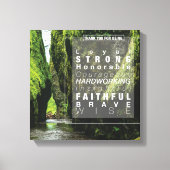 Onzeker avontuur #3 (12x12) canvas afdruk (Voorkant)