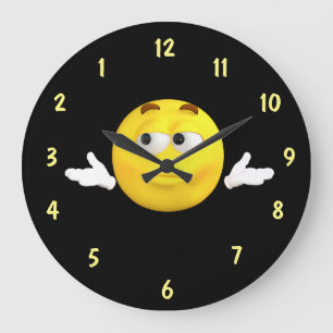 Onzeker de Omgekeerde Wijzerplaat van het Gezicht Grote Klok