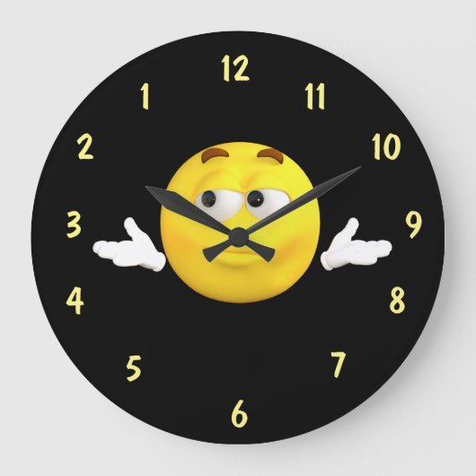 Onzeker de Omgekeerde Wijzerplaat van het Gezicht Grote Klok (Voorkant)