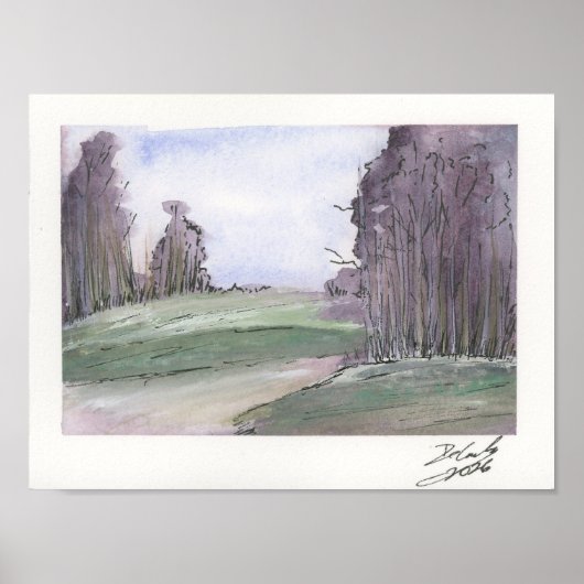 Onzekere Avond Poster (Voorkant)