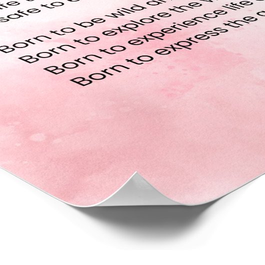 Onzekere dagen - Hoop moed bemoedigend gedicht Poster (Hoek)