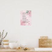 Onzekere dagen - Hoop moed bemoedigend gedicht Poster (Keuken)