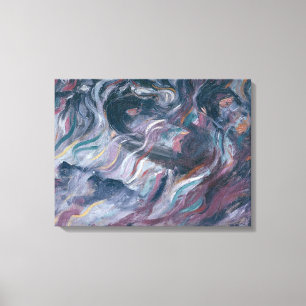 Onzekerheden I. The Farewells (triptych) 1911 (oli Canvas Afdruk