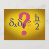 Onzekerheidsbeginsel bij Heisenberg Briefkaart (Voorkant)