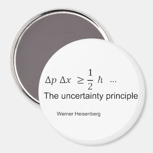 Onzekerheidsbeginsel Magneet (Voorkant / Achterkant)