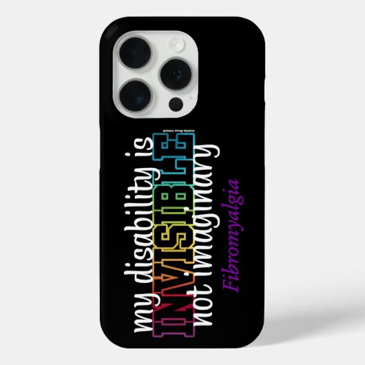 ONZICHTBAAR...Fibro Case-Mate iPhone Case (Achterkant)
