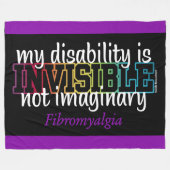 ONZICHTBAAR...Fibro Fleece Deken (Voorkant (Horizontaal))