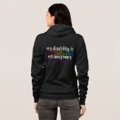 ONZICHTBAAR...Fibro Hoodie (Achterkant volledig)