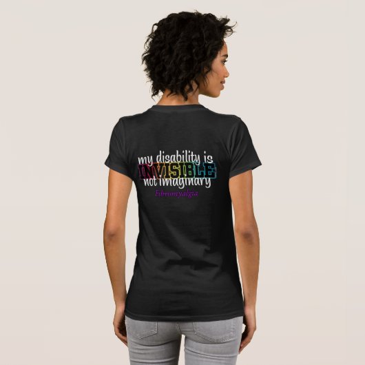 ONZICHTBAAR...Fibro T-shirt (Achterkant volledig)