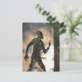 Onzichtbaar Man in New York City Briefkaart (Staand voorkant)