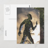 Onzichtbaar Man in New York City Briefkaart (Voorkant / Achterkant)