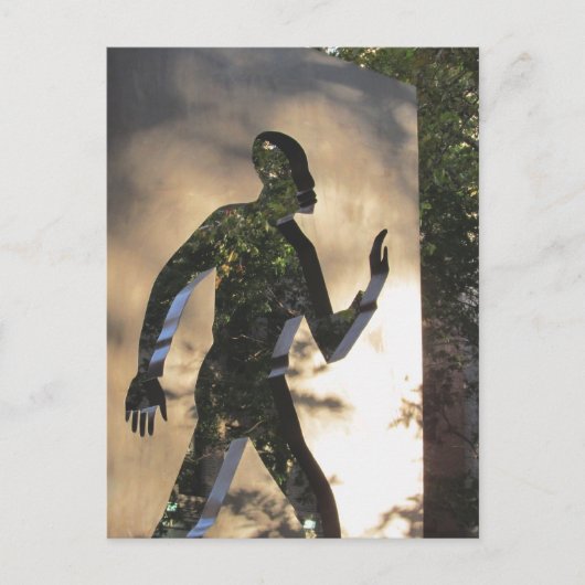 Onzichtbaar Man in New York City Briefkaart (Voorkant)