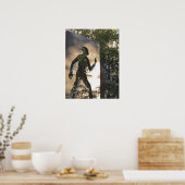 ONZICHTBAAR MAN MONUT IN NEW YORK CITY Poster (Keuken)