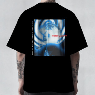 Onzichtbaar Onbekend - Cyber Portret Esthetisch T- T-shirt