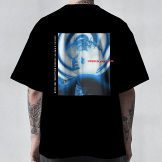 Onzichtbaar Onbekend - Cyber Portret Esthetisch T- T-shirt