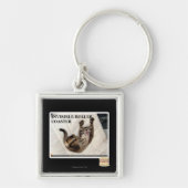 Onzichtbaar Onderzetter Roller Sleutelhanger (Voorkant)