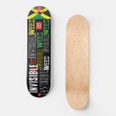 ONZICHTBAAR ONKRUID. JMT Skateboard (Voorkant)