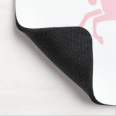 Onzichtbaar_Roze_Unicorn Muismat (Hoek)