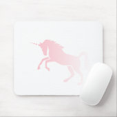 Onzichtbaar_Roze_Unicorn Muismat (Met muis)