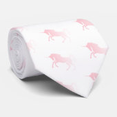Onzichtbaar_Roze_Unicorn Stropdas (Opgerold)