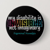 ONZICHTBAAR...TN RONDE BUTTON 7,6 CM (Voorkant)