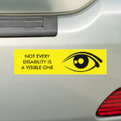 ONZICHTBARE AANDOENINGEN - bumperstickers (Op auto)