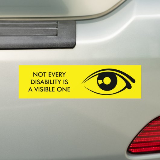 ONZICHTBARE AANDOENINGEN - bumperstickers (Op auto)