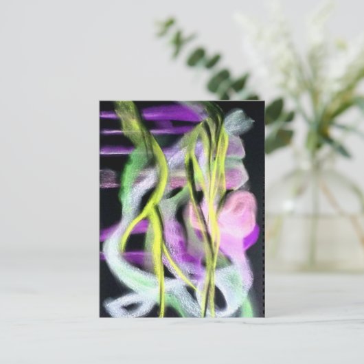 Onzichtbare aanwezigheid briefkaart (Staand voorkant)