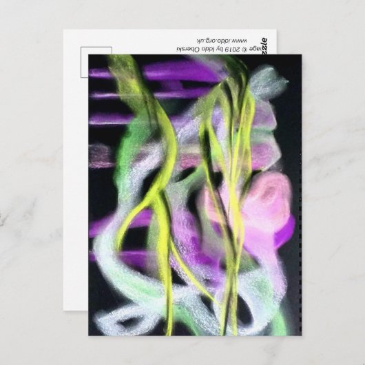 Onzichtbare aanwezigheid briefkaart (Voorkant / Achterkant)