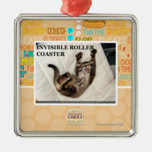 Onzichtbare Achtbaan Metalen Ornament