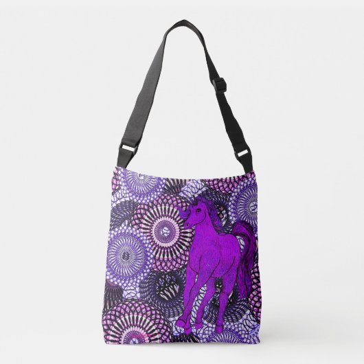 Onzichtbare Eenhoorn Crossbody Tas (Voorkant)