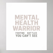 Onzichtbare gevechten, innerlijke kracht poster (Voorkant)