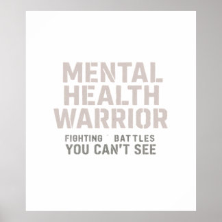 Onzichtbare gevechten, innerlijke kracht poster