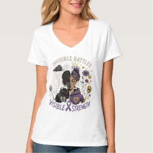 onzichtbare gevechten, zichtbare kracht Chronische T-shirt