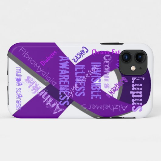 Onzichtbare gevoeligheid Case-Mate iPhone case (Achterkant (horizontaal))