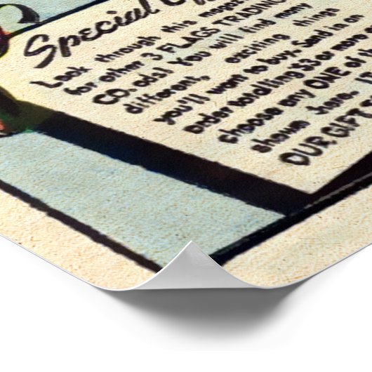  onzichtbare Helmadvertentiekunst Poster (Hoek)