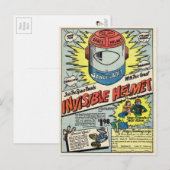  onzichtbare Helmreclame Briefkaart (Voorkant / Achterkant)