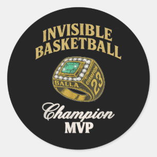 Onzichtbare Honkbalspeler Honkbal Mvp Kampioen Vin Ronde Sticker