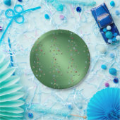 Onzichtbare kerstbomen Borden papier Papieren Bordje (Feest)