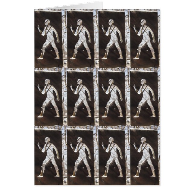 ONZICHTBARE MANNEN NOTECARD (Voorkant)