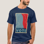 Onzichtbare Obama T-shirt (Voorkant)