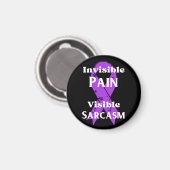 Onzichtbare pijn sarcastisch magneet (Voorkant / Achterkant)
