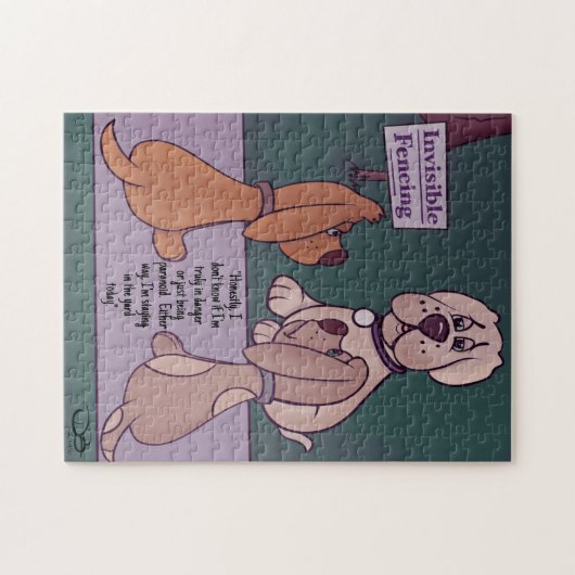 Onzichtbare puzzle legpuzzel (Horizontaal)