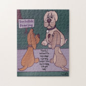 Onzichtbare puzzle legpuzzel (Verticaal)