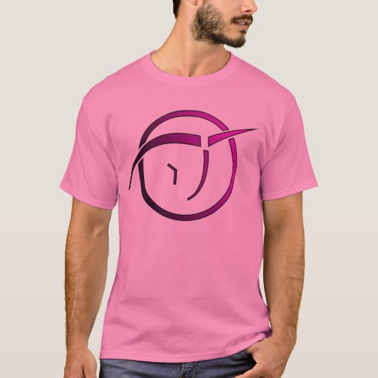 Onzichtbare Roze Unicorn Mannen T T-shirt (Voorkant)