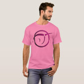 Onzichtbare Roze Unicorn Mannen T T-shirt (Voorkant volledig)