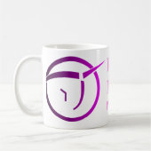 Onzichtbare Roze Unicorn Mok (Links)